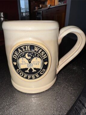 💛 Death Wish Coffee 2018 Til Death Do Us Part Mug 💛 Limited Edition